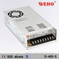 single output power supply 400w 5v 60a ac dc power supply